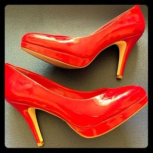 Aldo Red Wedged Pump